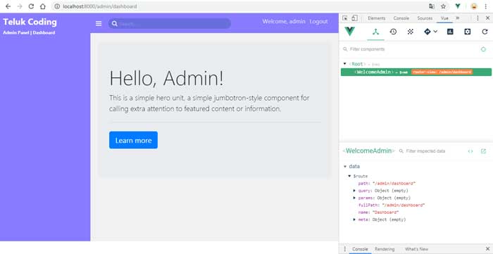 Membuat Blog dengan Laravel & VueJS - #3 | Component & Vue Router Membuat Blog dengan Laravel & VueJS - #3 | Component & Vue Router