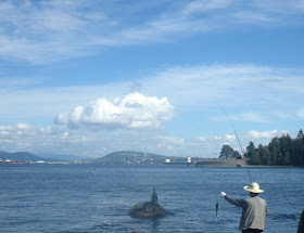 Fishermen in Stanley Park, Vancouver