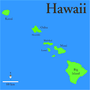 A Lost Dawg in Hawaii. (hawaii map)