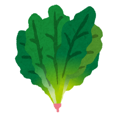 無料イラスト かわいいフリー素材集 ほうれん草のイラスト 野菜
