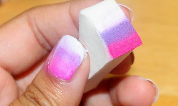 How to Make A Gradient With Nail Polish
