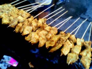 sate puting susu sapi