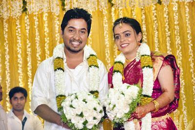 Vineeth Sreenivasan at his wedding 