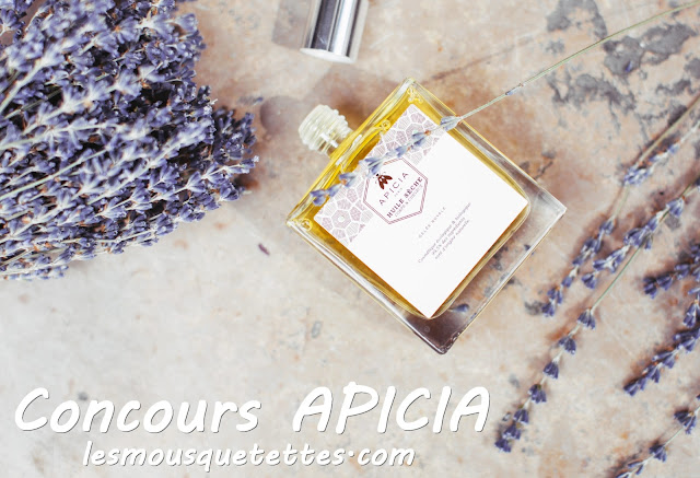 Concours Apicia Blog beauté Les Mousquetettes - Huile Sèche