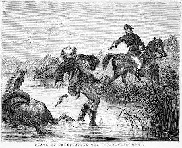 Death of Thunderbolt, The Bushranger, 18 June 1870