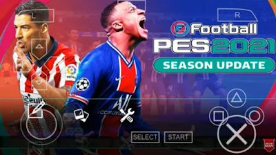  A new android soccer game that is cool and has good graphics Download Texture Savedata PES Lite 2021 PPSSPP