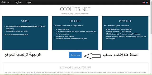 شرح موقع otohits أفضل موقع لجلب الاف الزوار الى موقعك والروابط المختصرة والفيديوهات 2017