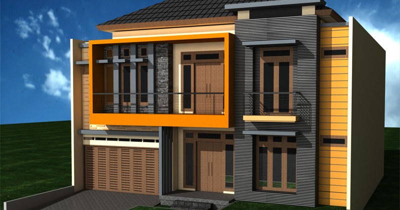  Rumah Minimalis Yes Cat Rumah Minimalis Warna Ungu Tampak 