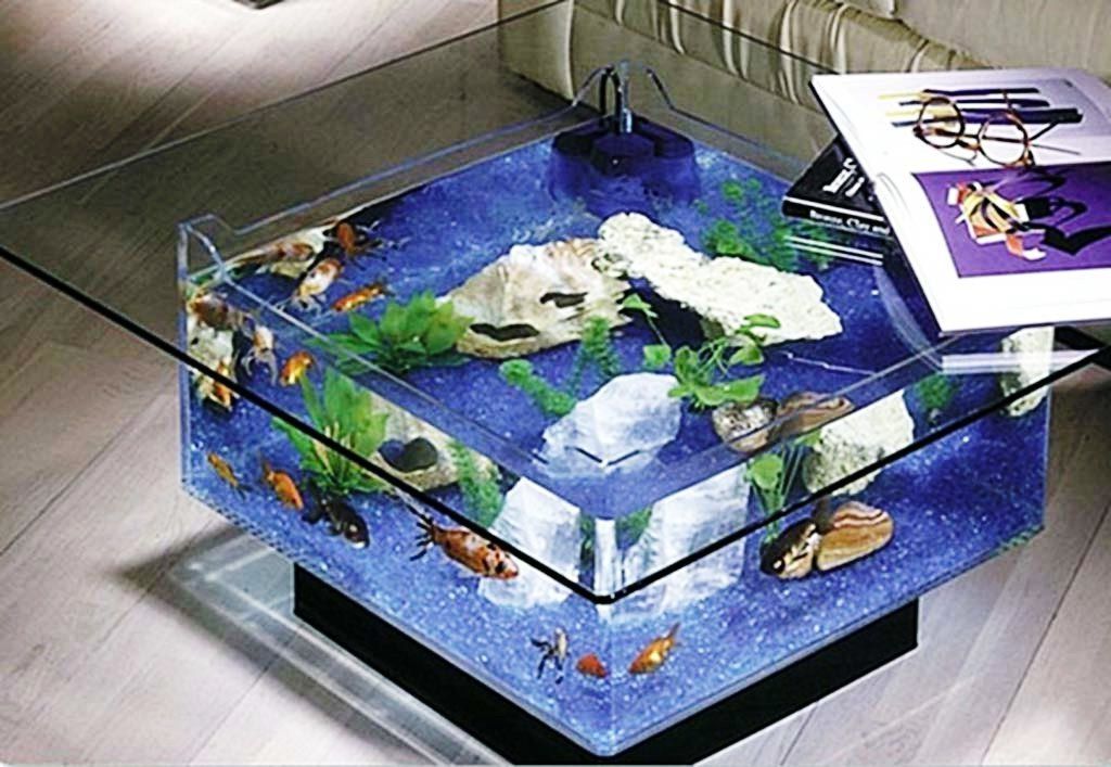  35 contoh model  dan harga meja tamu aquarium  unik dari 