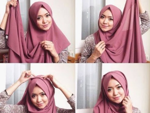 15+ Tutorial Hijab Segi Empat untuk Wajah Bulat dan Pipi Tembem Agar
Terlihat Cantik