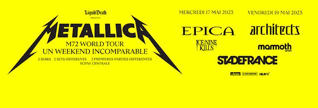 METALLICA @ Stade de France, 15 Mai 2023