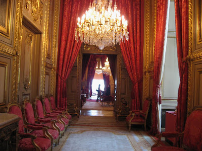 Opulent chambers of Napolean III at the Louvre