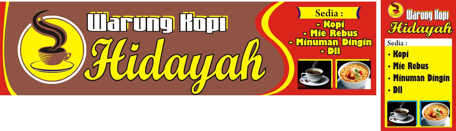 Download Contoh Spanduk Warung Kopi cdr  KARYAKU