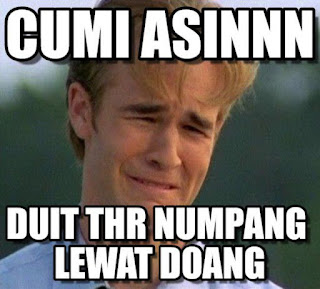 THR numpang lewat doang