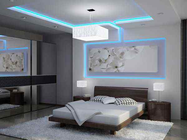 Modern pop false ceiling designs for bedroom interior 2014