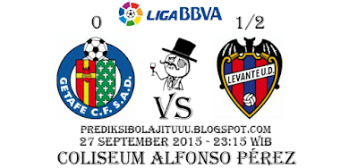 "Bandar Poker - Prediksi Skor Getafe vs Levante Posted By : Prediksibolajituuu.blogspot.com"