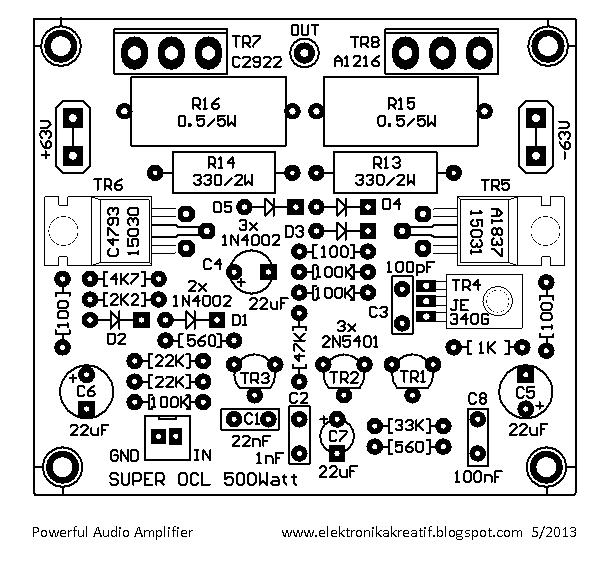Pcb Dan Layout Socl 504 - Pada Awal Pendesainan Pcb Tiga Transistor Ini Dipasang Di Bawah Pcb Atau Dibaut Di Main Heatsink Dan Rangkaian Diset Mendekati - Pcb Dan Layout Socl 504