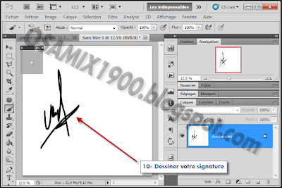 Dessiner votre signature sur Photoshop