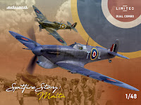 Eduard 1/48 SPITFIRE STORY: MALTA DUAL COMBO (Spitfire Mk. Vb/Vc) (11172) Colour Guide & Paint Conversion Chart