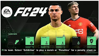Download PES PPSSPP Mod New EA Sports FC 24 Best Graphics HD Update Kits And Full Latest Transfer Peter Drury Commentary
