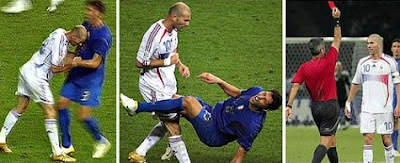 dirty soccer players, dirty football players, headbutt