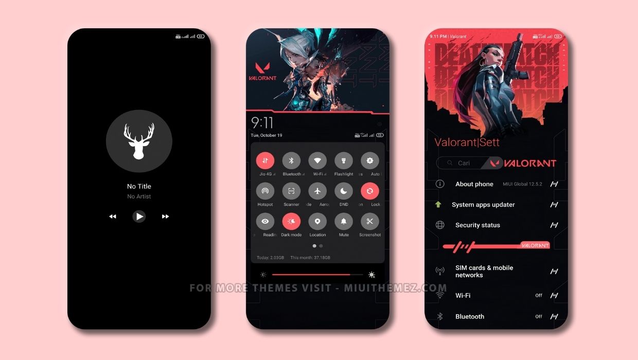 VALORANT V12 MIUI Theme