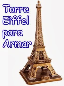 maqueta torre eiffel para armar