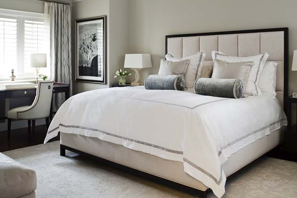 touch of Luxe: Luxe idea for bedroom - tufted headboard