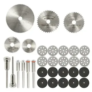 Abrasive Cutting Disc With Mandrels Diamond Grinding Wheels For Dremel Accesories Metal Cutting Rotary Tool Saw Blade hown - store