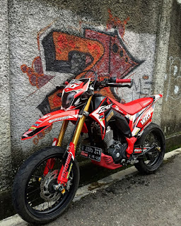 CRF 150L Modifikasi Supermoto