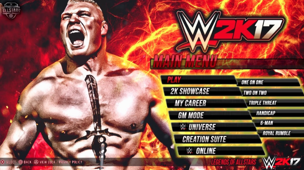 WWE 2K17 Mod in Android Game free download now only 5MB compress game