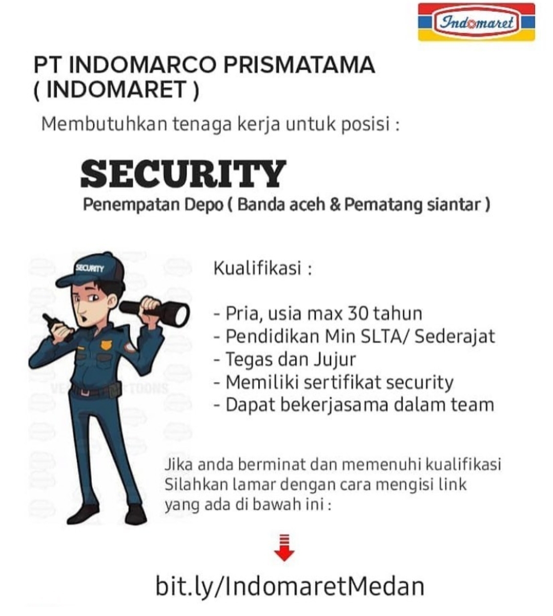 Lowongan Kerja Medan Terbaru Februari 2021 Dari Pt Indomaret Group Lowongan Kerja Medan Terbaru Tahun 2021