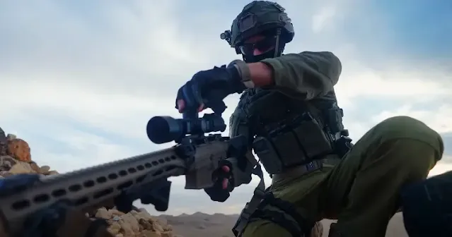 IDF Sniper lotted in bulet in sniper