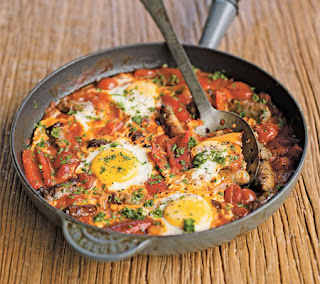 eggs with merguez sausage recipe