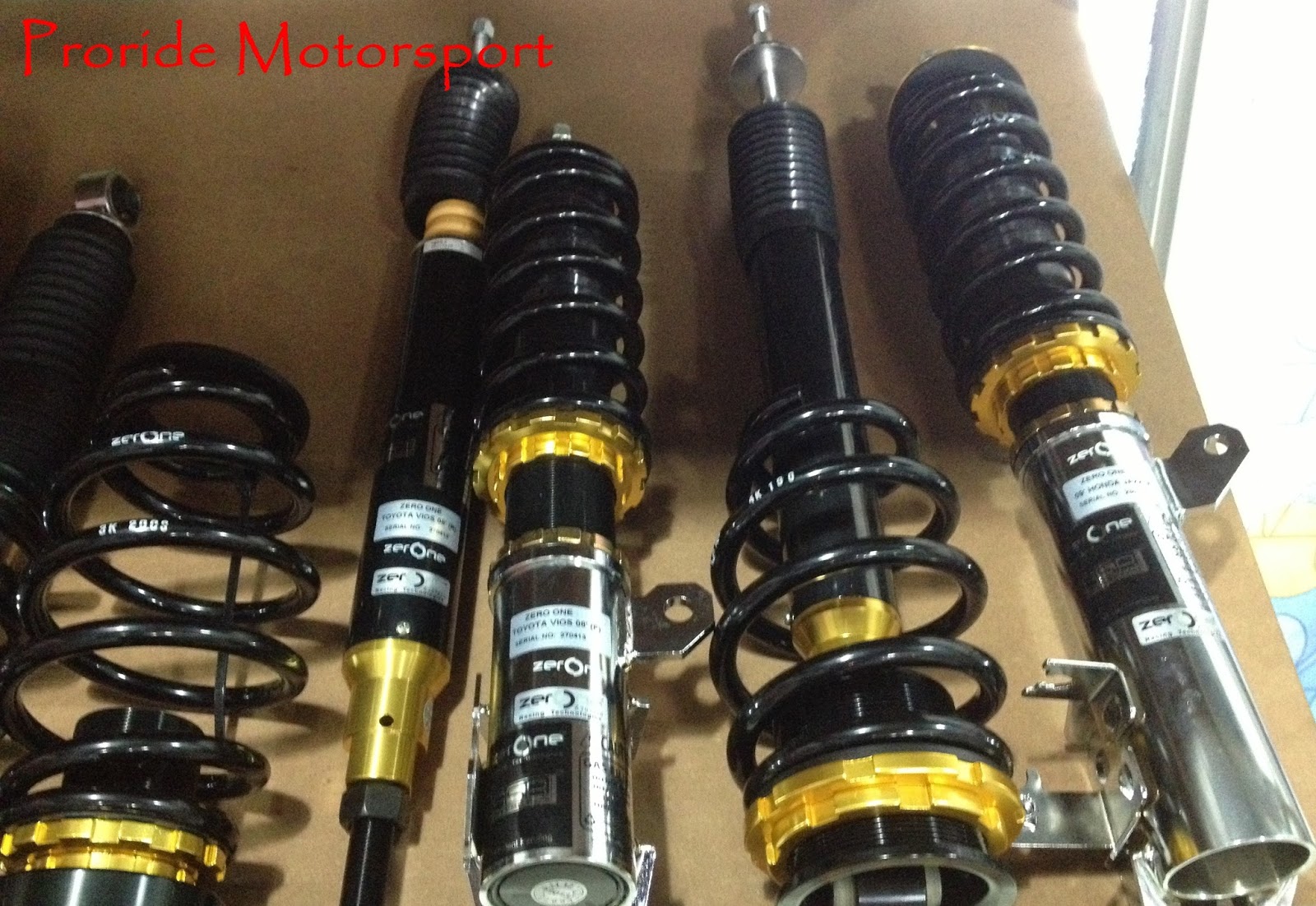 Pro-ride Motorsports: Suspension