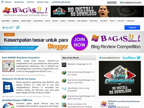 BAGAS31 blogger template