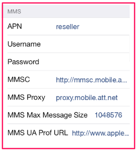 Defence Mobile APN Settings