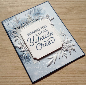 Heart's Delight Cards, Frosted Foliage, Stampin' Up! 2019 Holiday Catalog