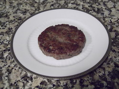 Cooked homemade hamburguer