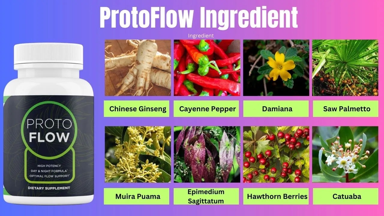 ProtoFlow Supplement’s Powerful ingredients