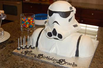 Storm Trooper Cake