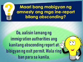 Filed under the category of Abu Dhabi, Al Ain, consulates, Crackdown, Dubai, Embassies, Emirati population, EXPATRIATES, Filipinos in the UAE, illegal residency, illegal residents, ofw, overseas Filipinos workers, United Arab Emirates  There are almost 700,000 overseas Filipinos workers (OFW) living in the United Arab Emirates (UAE), 450,000 of which live in Dubai comprising 21.3% of the total population of Dubai. It is the largest population of Filipinos in the UAE, followed by Abu Dhabi and Al Ain. OFWs in the UAE sent over US$500 million in remittances to the Philippines. The UAE is home to over 200 nationalities. Emirati population is only about 20% of the total population.   To address illegal residency issues, the UAE government is giving amnesty to the expatriates, giving them a chance to correct their residency status before the anticipated crackdown on illegal residents. The amnesty 3-month amnesty period will begin on August 1 until October 31 this year.  Embassies and various consulates representing the expatriates are also expected to coordinate with its nationals during the amnesty period.  Advertisement         Sponsored Links         Expatriates who are staying illegally in the UAE are encouraged to apply for the amnesty. For more information and guidance about what the amnesty is all about and how to avail of it, please check out these useful questions and answers concerning the amnesty to be given to the expats who have issues with their residency in the Gulf state.  1. What is the duration of the amnesty?  Residents can avail of the amnesty for three months from August 1 to October 31  2. Who are the people eligible for amnesty?  The individuals who are staying illegally in the country can apply for amnesty.  3.  What are the two options available for illegal residents under amnesty? Those who wish to exit the country can go back to their home countries without paying fines or facing a jail term. Or individuals can regularise their status by getting a new visa under a sponsor.  4.  Will those who entered the country illegally be given amnesty?  Yes. But they will exit the country with a two-year ban.  5. Will there be a permanent ban on reentering the UAE for those who avail of amnesty?  No. There will be no ban, and people can re-enter the country on valid visas.  6.  Will the applicant have to pay to overstay fines before modifying their illegal status?  No. Applicants of amnesty will get a waiver on all overstaying fines.  7. What kind of violations will not fall under the amnesty scheme? People who have been blacklisted and also those who have legal cases against them are not eligible for amnesty. All residency violations will fall under the amnesty scheme.  8. Can those who have an absconding report against them apply for amnesty?  Yes, Immigration authorities will remove the absconding report and issue exit permit without a ban.  9. Can applicants who modify their status apply for jobs in the UAE? A: Yes. Applicants can register in the virtual job market available on the website of the Ministry of Human Resources and Emiratisation  10. How long can those who modified their residency status stay in the country to look for jobs? A: People looking for jobs can obtain a six-month temporary visa to look for employment.  11. How can residents apply for amnesty?  A: Illegal residents wishing to exit the country can approach the Immigration department and get an exit permit.  12. What are the documents residents need to submit? A: Residents need to submit the original passport or EC (emergency certificate). They also need to submit an air ticket along with the application.  13. What is the fee for applying for exit permit? A: A fee of AED220 is charged on the exit permit.  14. What is the fee for modifying residency status? A: A fee of AED500 is charged.  15. Can residents without passports apply for amnesty? A: Yes, Residents without passports can also apply.  16. What is the time period to exit the country after getting the exit pass? A: Individuals have to exit within 10 days of getting the exit pass.  17. How can those who cannot come to the Immigration apply for amnesty? A: Immigration will issue exit permits based on medical reports or letter from the embassy or consulate.  18. How many amnesty service centers have authorities established across the UAE? A: A total of nine centers have been established at the centers of the General Directorates of Residency and Foreign Affairs across the UAE.  19. Where are the centers in Abu Dhabi located? A: Al Ain, Shahama, and Al Garbia  20. Where can people submit their documents in Dubai? A: At Al Aweer Immigration center  21. What is the location for other emirates? A: The amnesty centers are located at the Immigration Offices in the emirates.  22. What are the timings for the centers? A: The amnesty service centers will open from 8am to 8pm.  Families coming from war-torn countries like Syria and Yemen will be granted a one-year residence visa without restrictions attached.    Meanwhile, a social media post from the Philippine Embassy in the UAE said that for the OFWs who wish to be repatriated to the Philippines, the Philippine government will shoulder their one-way plane ticket and other fees.   However, the embassy clarifies that it is only applied to only those who are willing to go back home.  For more information regarding the details of the amnesty, keep in touch with  Philippine Embassy in Abu Dhabi or send an email to atn.abudhabi@gmail.com    For those who are in Dubai and the Northern Emirates, they can go to the Philippine Consulate in Dubai  or send an email to amnesty@pcgdubai.ae or call 04 220 7100    Filed under the category of Abu Dhabi, Al Ain, consulates, Crackdown, Dubai, Embassies, Emirati population, EXPATRIATES, Filipinos in the UAE, illegal residency, illegal residents, ofw, overseas Filipinos workers, United Arab Emirates  READ MORE:  Find Out Which Country Has The Fastest Internet Speed Using This Interactive Map    Find Out Which Is The Best Broadband Connection In The Philippines   Best Free Video Calling/Messaging Apps Of 2018    Modern Immigration Electronic Gates Now At NAIA    ASEAN Promotes People Mobility Across The Region    You Too Can Earn As Much As P131K From SSS Flexi Fund Investment    Survey: 8 Out of 10 OFWS Are Not Saving Their Money For Retirement    Can A Virgin Birth Be Possible At This Millennial Age?    Dubai OFW Lost His Dreams To A Scammer    Support And Protection Of The OFWs, Still PRRD's Priority