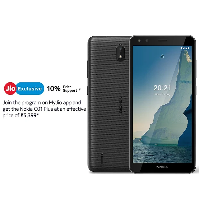 Nokia C01 Plus 4G Jio Offer