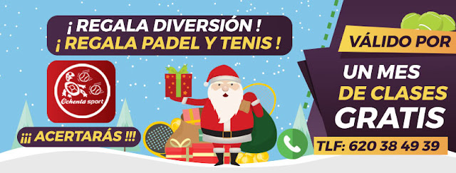 Regala Pádel y Tenis en Navidad