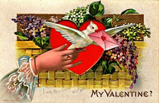 Um Valentine's card do século XIX.