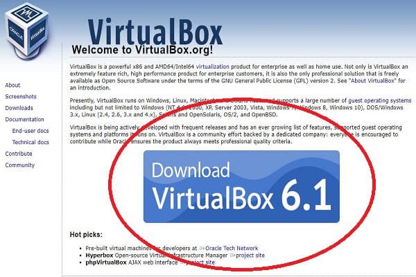 virtualbox download