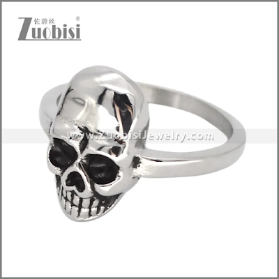 stainless steel skull rings wholesale