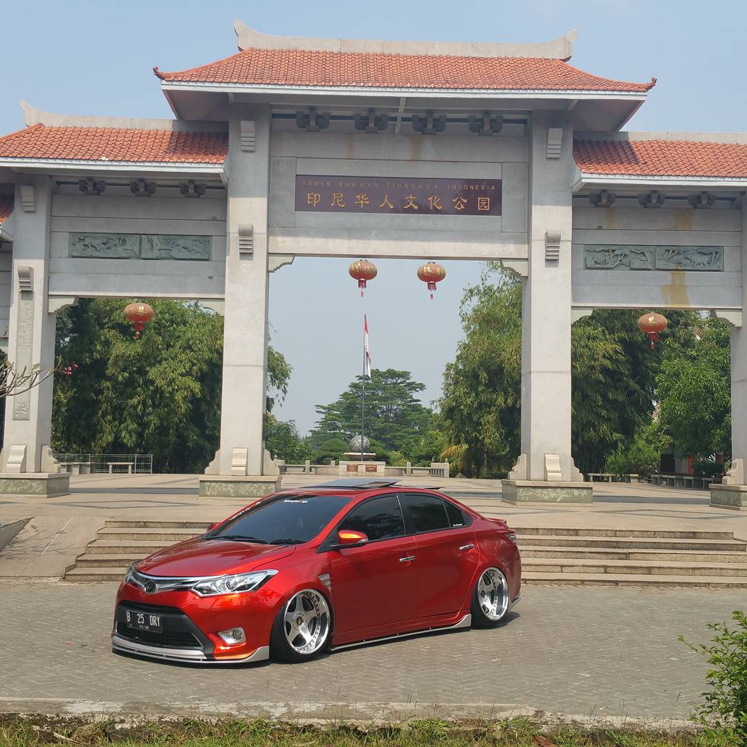 Modifikasi Mobil Toyota All New Vios 2016 Orange Ceper Full Audio