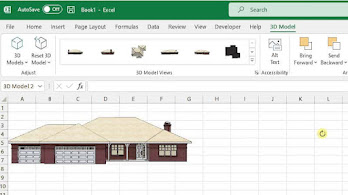With Microsoft Office version 2207, you can import 3D SketchUp models, and data from image