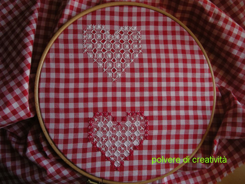 Broderie Suisse o Chicken Scratch Embroidery Ho provato ieri questa 